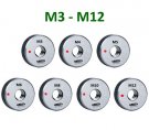 INSIZE Sats med 7 st gängringar "Basic model" M3-M12, 6g, Stopp, inkl. cert.