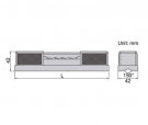 INSIZE Maskinvattenpass 200 mm (0.1 mm/m)