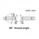 INSIZE Mätspetsar för invändig gänga (60°), 3.5-5mm/8-5TPI