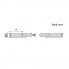 INSIZE Mätspetsar med kula, SØ3.5mm