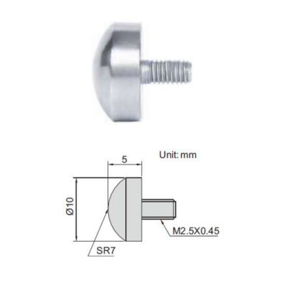 INSIZE Mätspets sfärisk Ø10 mm