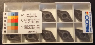 SECO DNMG 150612-M6, TP2500 (10 st)
