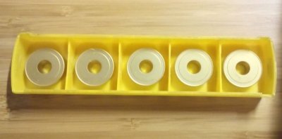 KENNAMETAL RCMX 250700, KC850 (5 st skär)