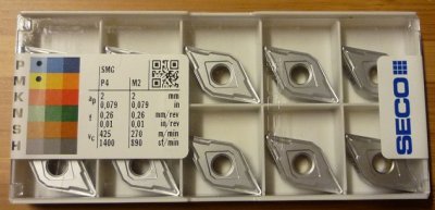 SECO DNMG 150608-MF2, TP3501 (10 st)