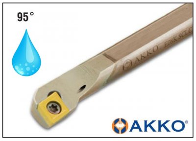 AKKO Innersvarvbom av HM, skaft 12 mm, höger, IK, för skär CC*T 0602