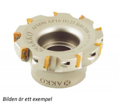 AKKO Hörnfräs D=80 mm Z=8 (APKT 1003)