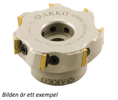 AKKO Hörnfräs D=125 mm Z=8 (TPKN/TPKR 2204)