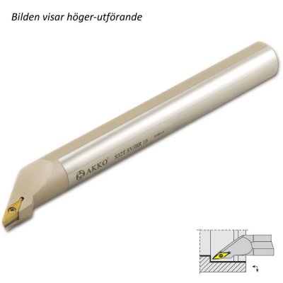 AKKO Innersvarvbom för VBMT 1604, skaft 32 mm