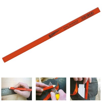 BLEISPITZ Snickarpennor för trä, papper osv. (12 st)