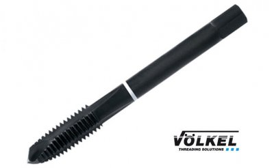 VÖLKEL Maskingängtapp med vit ring, JIS B-4430 Form B, HSSE-VAP, M16 x 1.0