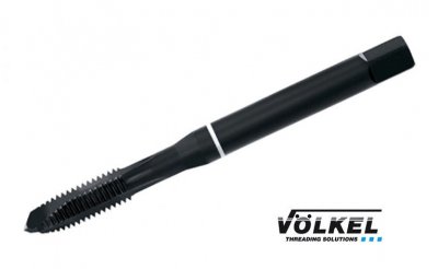 VÖLKEL Maskingängtapp HSSE-VAP, Vit ring, G 1/4 x 19