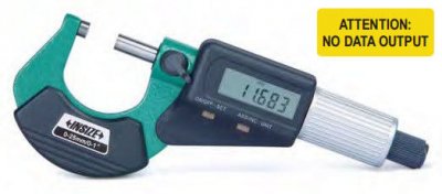 INSIZE Digital mikrometer "Basic type", 0-25 mm