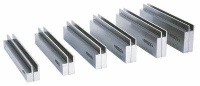 INSIZE Parallellbitar i sats om 6 par, bredd 2.5/9.5 mm, L=150 mm