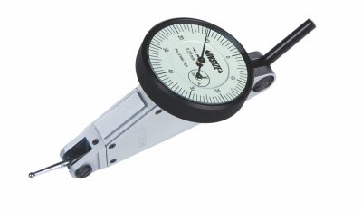 INSIZE Vippindikator med vinklad urtavla, 1.6 mm x 0.01 mm