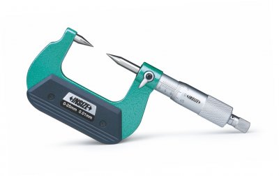 INSIZE Spetsmikrometer 0-25 mm (spetsvinkel 15°)