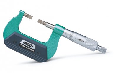 INSIZE Mikrometer platta spetsar 25-50 mm x 0.01 mm Typ A