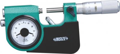 INSIZE Indikerande mikrometer, 0-25 mm