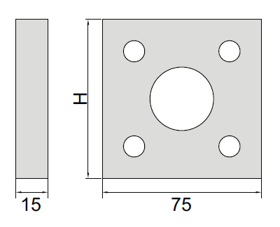 INSIZE Vinkelnormal 90° (för vinkelkontroll)