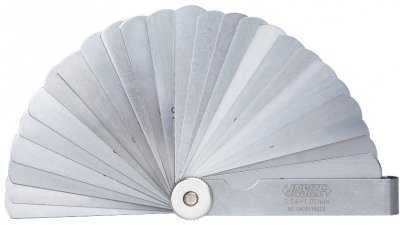 INSIZE Bladmått 0.04-1.00 mm, 25 st blad
