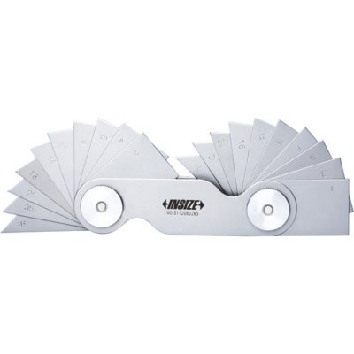 INSIZE Vinkelmått 1°-45°, 20 st blad