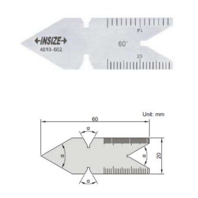 INSIZE Gängmall M 60°