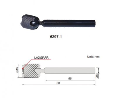 INSIZE Hållare för vippindikator med laxspår