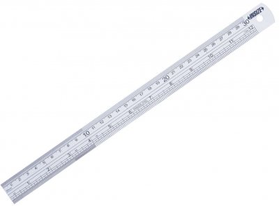 INSIZE Linjal av rostfritt stål 300 mm / 12"