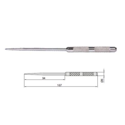 INSIZE Ritsnål med härdad spets
