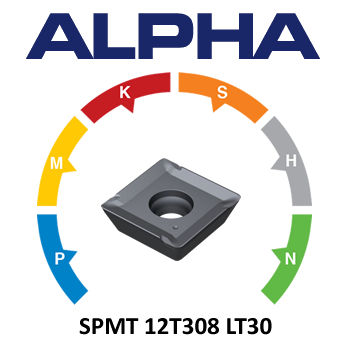 LAMINA ALPHA SPMT 12T308, LT30 (10 st)