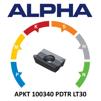 LAMINA ALPHA APKT 100340 PDTR, LT30 (10 st)