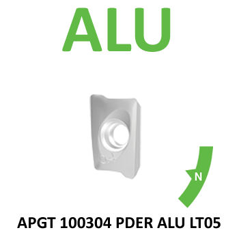 LAMINA APGT 100304 PDER-ALU, LT05 (10 st)