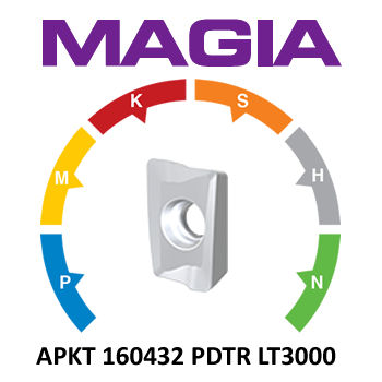 LAMINA MAGIA APKT 160432 PDTR, LT3000 (10 st)