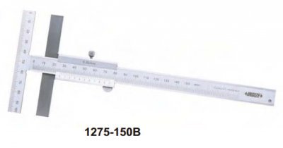 INSIZE Strykmått T-form, 0-150 mm x 0.02 mm