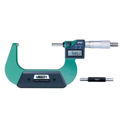 INSIZE Digital mikrometer 75-100 mm, IP65 (med datautgång)