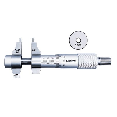 INSIZE Invändig 2-punkts mikrometer, 5-30 x 0.01 mm