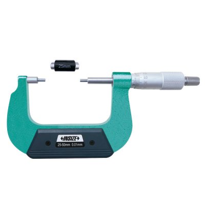 INSIZE Splinesmikrometer (10xØ3mm), 25-50 mm