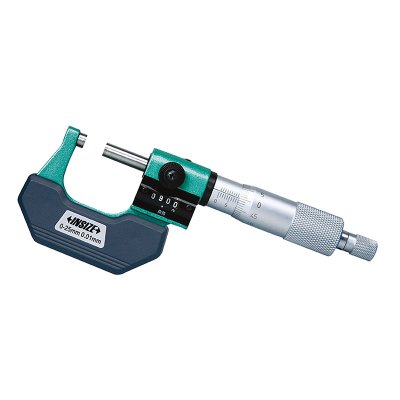 INSIZE Mikrometer med räkneverk, 0-25 mm