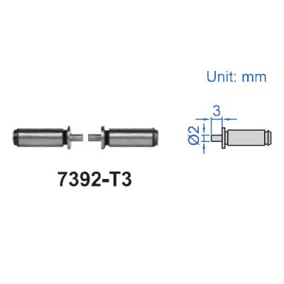 INSIZE Mätspetsar (pinne Ø2 mm)