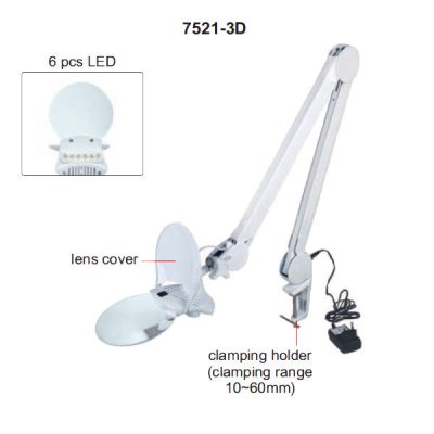 INSIZE Förstoringslampa LED Ø12,5 cm 3D (1.75X)