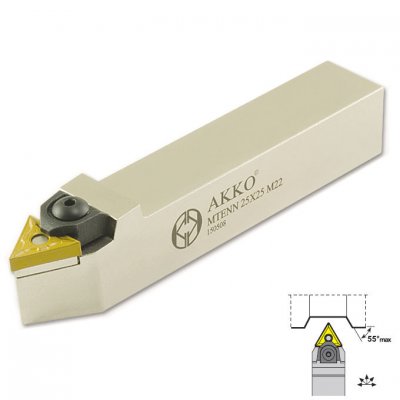 AKKO Svarvstål för TNM* 1604, skaft 20x20 mm
