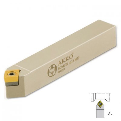 AKKO Svarvstål för CCMT 0602, skaft 10x10 mm