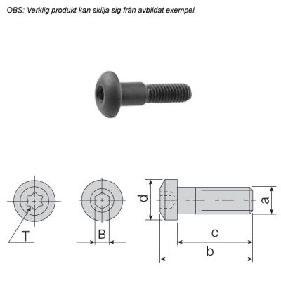 AKKO Reservdel AKV-05-M6x25