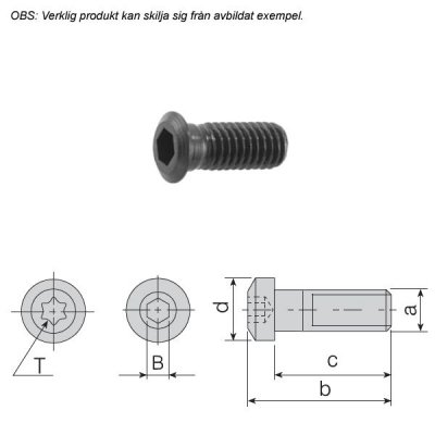 AKKO Reservdel AKV-10-M6x14