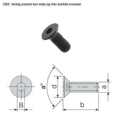 AKKO Reservdel AKV-12-M5x12