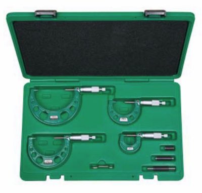 INSIZE Mikrometersats 0-100 mm x 0.01 mm