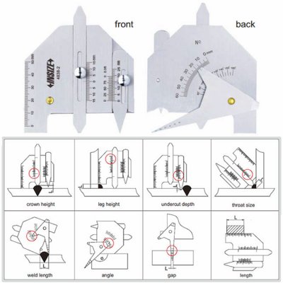 INSIZE Svetsmått "universal"