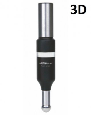 INSIZE Kantavkännare 3D, med ljus, skaft Ø16 mm