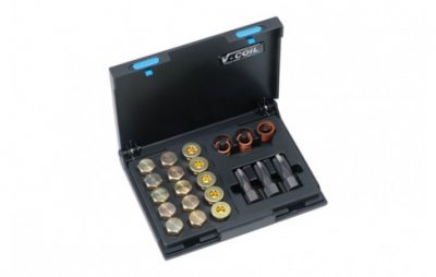 V-COIL Gängreparationssats oljeplugg M13 + M15 + M17