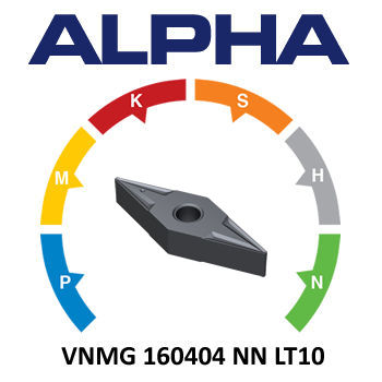 LAMINA ALPHA VNMG 160404-NN, LT10 (10 st)