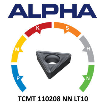 LAMINA ALPHA TCMT 110208-NN, LT10 (10 st)